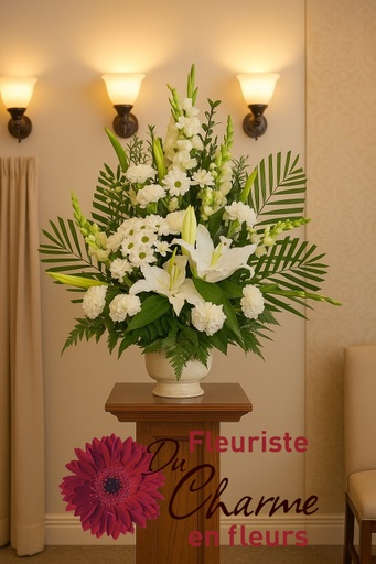 Corbeille blanche doux repos